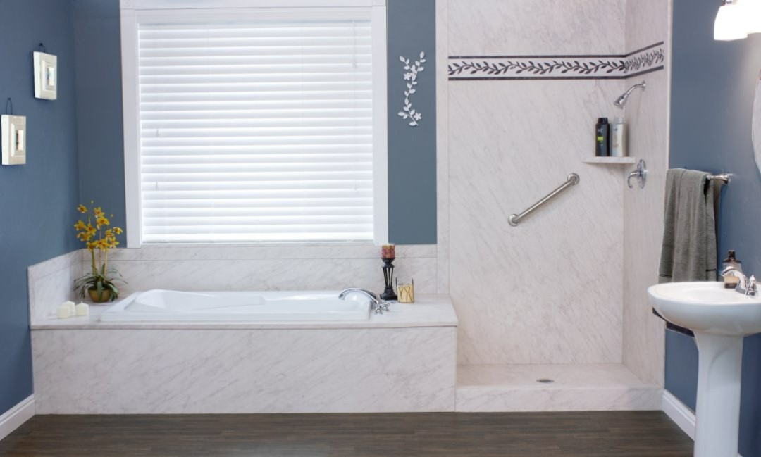 Complete bathroom with Sentrel wall system