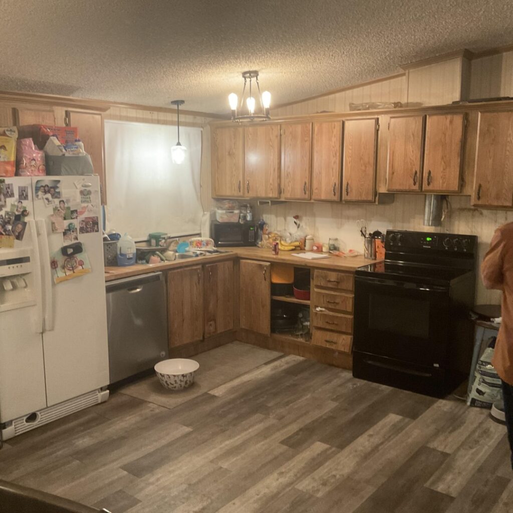 Kitchen before remodel